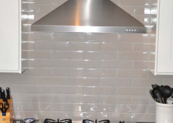 Project 8 – IKEA  Kitchen, gas cooktop and chimney hood