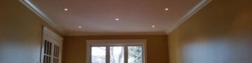 Project 10 – living room with recessed lighting