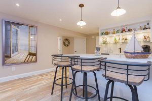 Basement Renovation - Bar Area