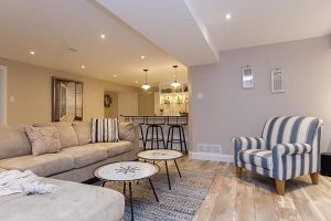 Basement Renovation - Living Area