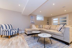 Basement Renovation - Living Area